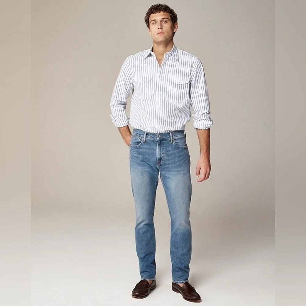 J Crew 770™ Straight-fit stretch jean in three-year wash AW296